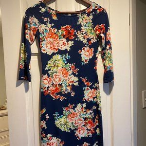 Leshop Blue Midi dress, size small